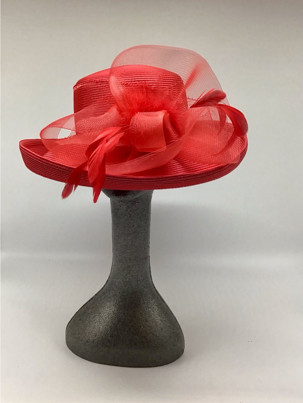 Elegant Red Women's Betmar of New York Hat